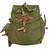 Romanian Canvas Vintage Rucksack with leather straps