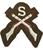Khaki Cloth Sniper And Marksman Trained Sew On Badge - thumbnail image 1