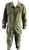 US Army Coveralls Combat Vehicle Crewman Coverall - Olive Green Genuine Issue - thumbnail image 1