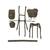 US Army M56 Vietnam style webbing 6 piece set (Shop) - thumbnail image 1