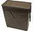 Deep 50 Cal Box Vintage Brown Steel 50cal X Box ammo box Lift off lid