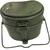 German Cook set / Canteen Used Green German Army WW2 Style Billy can / cook pots