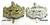 Gloucestershire Regiment Cap Badges And Back Badge - thumbnail image 2