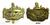 Gloucestershire Regiment Cap Badges And Back Badge - thumbnail image 3