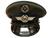 East German Airforce Visor Cap Grey Peaked DDR Military Hat, Like New - thumbnail image 2