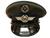 East German Airforce Visor Cap Grey Peaked DDR Military hat, Like new