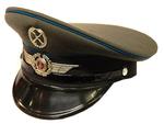 Next product: East German Airforce Visor Cap Grey Peaked DDR Military Hat, Like New