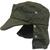 Olive green military issue kids crap hat