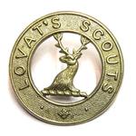 Next product: Lovat Scouts Cap Badge Je Suis Prest