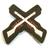 Khaki Cloth Sniper And Marksman Trained Sew On Badge - thumbnail image 2