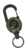 Olive Heavy Duty Retractable Carabiner Clip - thumbnail image 3