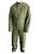 Coverall Olive Green Used British Army Boilersuit Coverall With Pocket And Velcro Front - thumbnail image 2