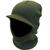 Peaked Balaclava Olive Acrylic Knitted Open faced peak Balaclava