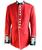 Red Scarlet Tunic Ceremonial Dress Tunic Red Guards Tunic, Used