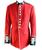 Red Scarlet Tunic Ceremonial Dress Tunic Red Guards Tunic, Used - thumbnail image 2