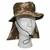 Desert DPM Boonie Hat New /  British Army Issue Combat Hat With / Without  Removable Flap Or Just Velcro - thumbnail image 2