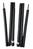 Bivvy Poles Military Army Issue Pair of Black Powder Coated 3 piece Pack of 2 Bivi Poles