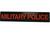 Vintage Military Police Metal Vehicle Signs - thumbnail image 2