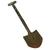 British Army 58 Webbing spade / Landrover Shovel Military issue original short spade