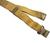 Khaki Canvas Adjustable Webbing Accessory Strap With Hooked End - thumbnail image 2