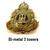 The Suffolk Regiment  Cap Badge - thumbnail image 3