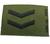 Olive Green Military Stripes - Unfinished Edge - thumbnail image 2