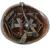 US / Dutch Military issue Grey Reserve helmet with Tortoise shell liner - thumbnail image 2