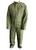 Coverall Olive Green British Army Military Issue Velcro Fronted With Chest Pocket, New - thumbnail image 2