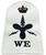 Naval Badge WE Weapons Engineering Royal Navy Badges - white working dress